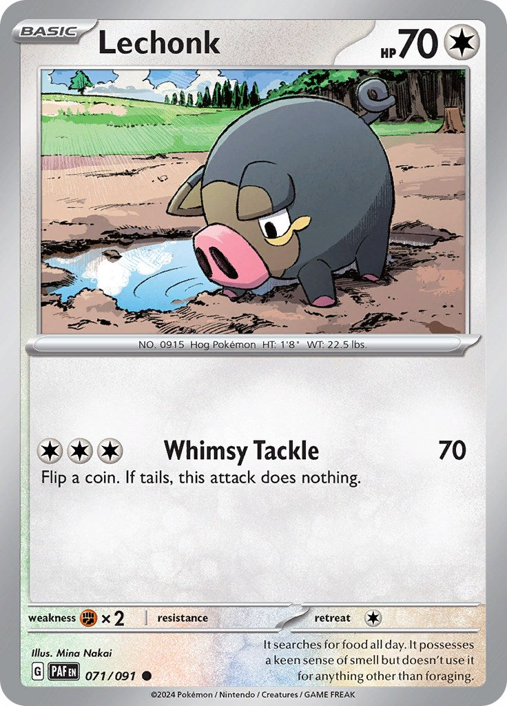 Lechonk (071/091) [Scarlet & Violet: Paldean Fates] | Mega City Incorporated