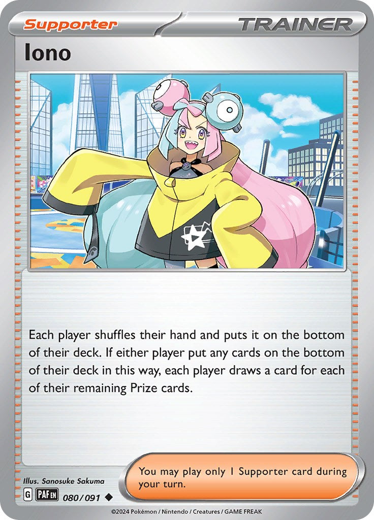Iono (080/091) [Scarlet & Violet: Paldean Fates] | Mega City Incorporated