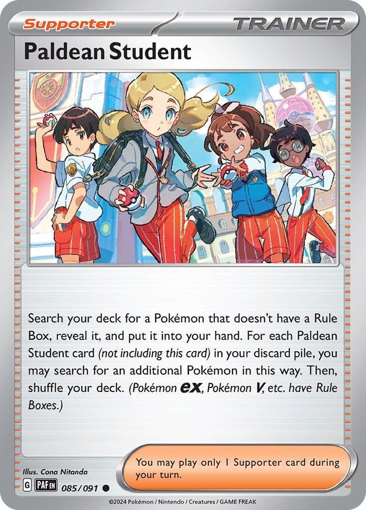 Paldean Student (085/091) [Scarlet & Violet: Paldean Fates] | Mega City Incorporated