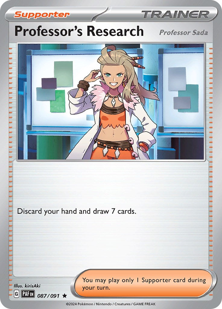 Professor's Research (087/091) [Scarlet & Violet: Paldean Fates] | Mega City Incorporated