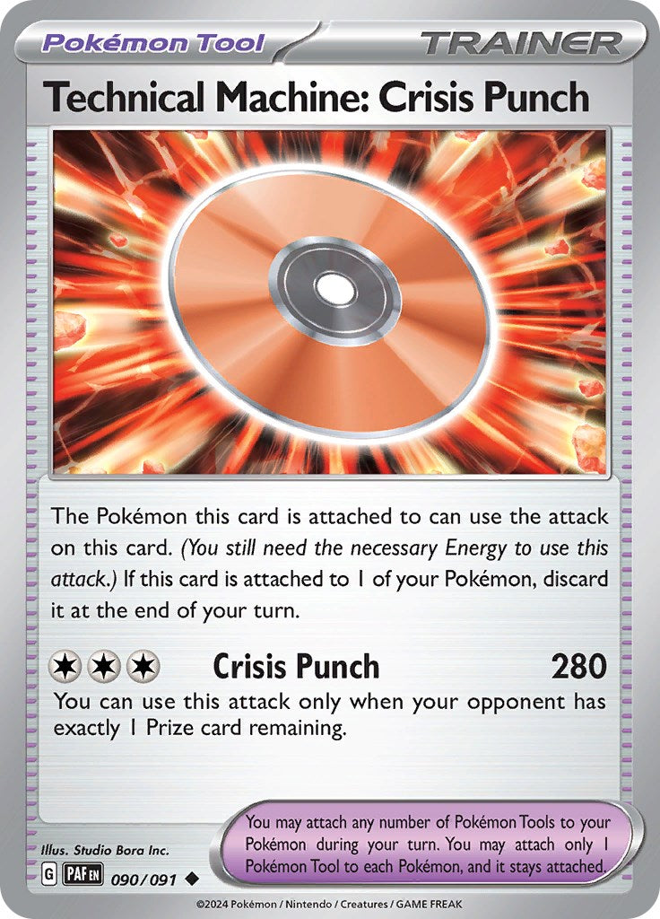 Technical Machine: Crisis Punch (090/091) [Scarlet & Violet: Paldean Fates] | Mega City Incorporated