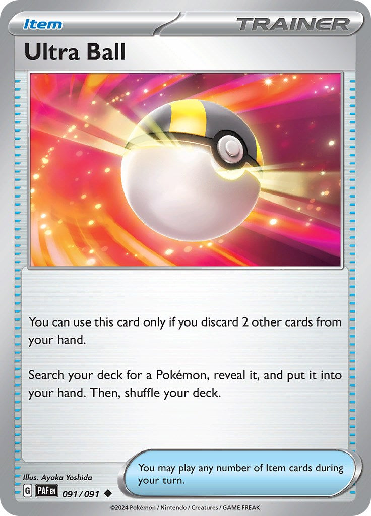Ultra Ball (091/091) [Scarlet & Violet: Paldean Fates] | Mega City Incorporated