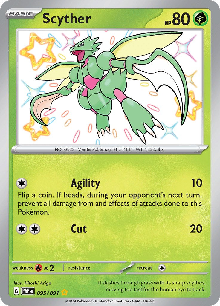 Scyther (095/091) [Scarlet & Violet: Paldean Fates] | Mega City Incorporated