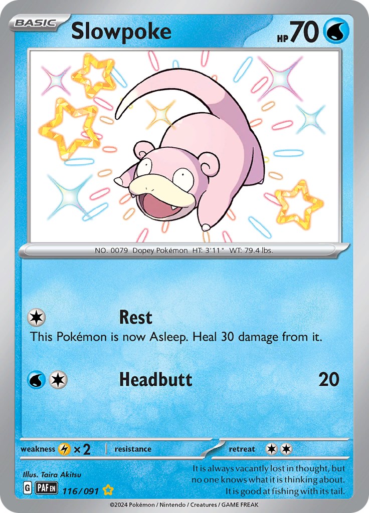 Slowpoke (116/091) [Scarlet & Violet: Paldean Fates] | Mega City Incorporated