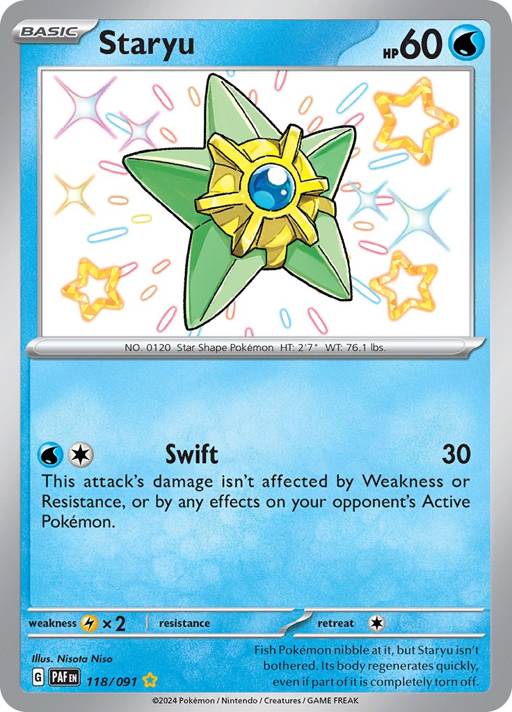 Staryu (118/091) [Scarlet & Violet: Paldean Fates] | Mega City Incorporated