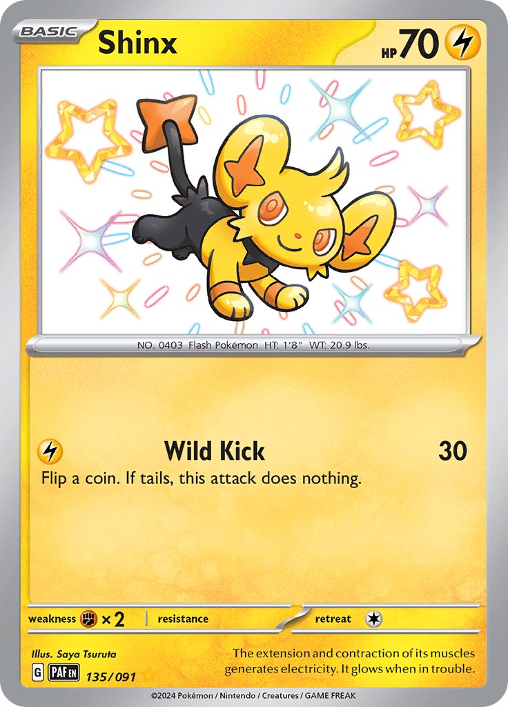 Shinx (135/091) [Scarlet & Violet: Paldean Fates] | Mega City Incorporated