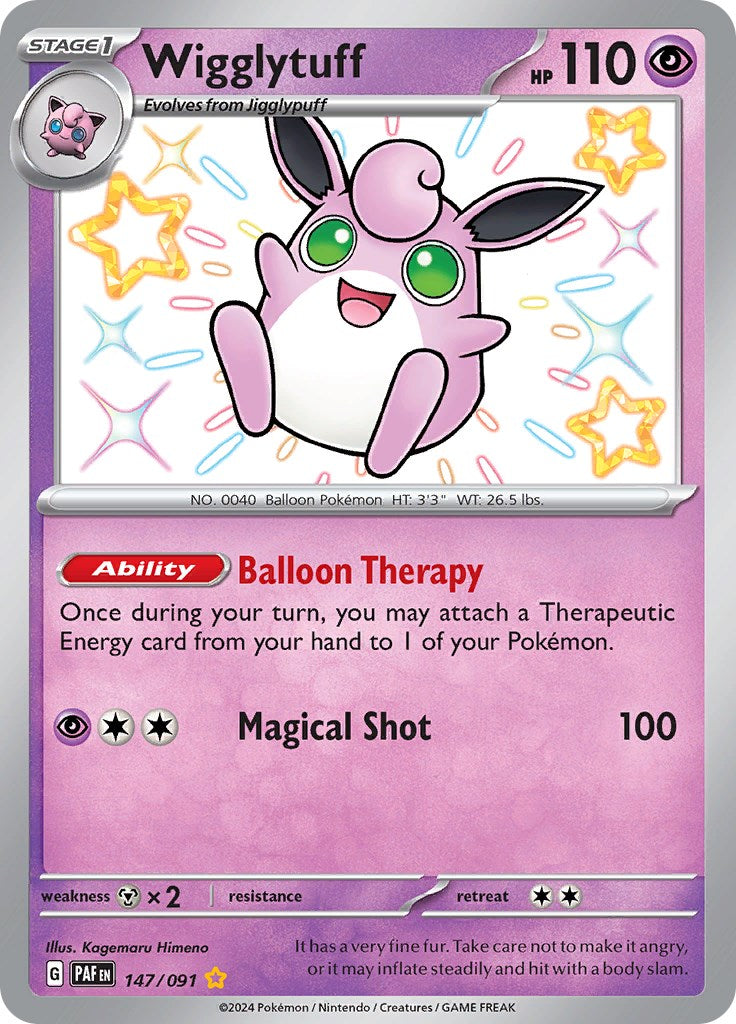 Wigglytuff (147/091) [Scarlet & Violet: Paldean Fates] | Mega City Incorporated