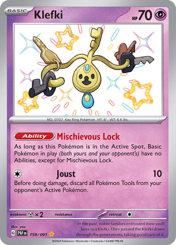 Klefki (159/091) [Scarlet & Violet: Paldean Fates] | Mega City Incorporated