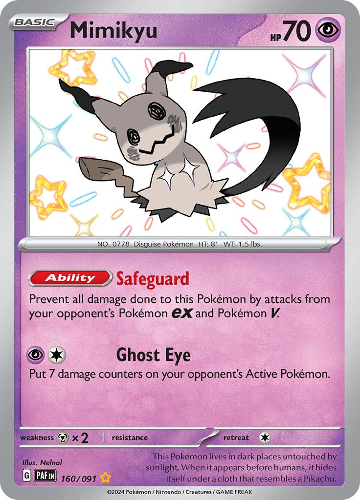 Mimikyu -160/091 [Scarlet & Violet: Paldean Fates] | Mega City Incorporated