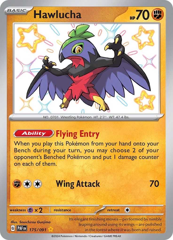 Hawlucha (175/091) [Scarlet & Violet: Paldean Fates] | Mega City Incorporated