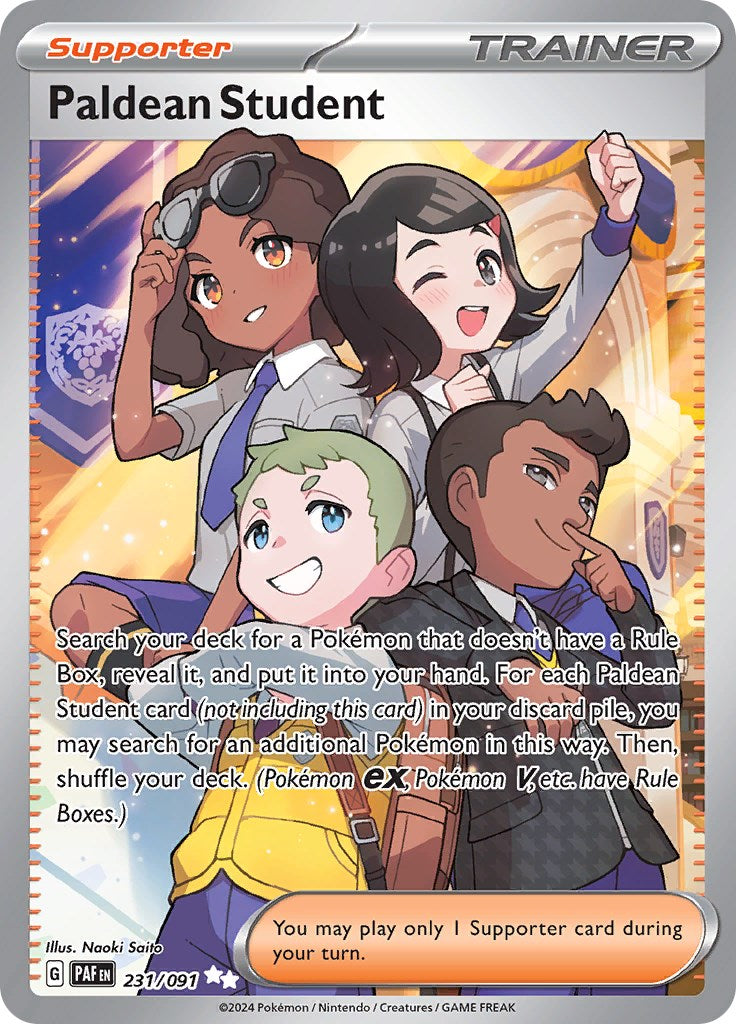 Paldean Student (231/091) [Scarlet & Violet: Paldean Fates] | Mega City Incorporated