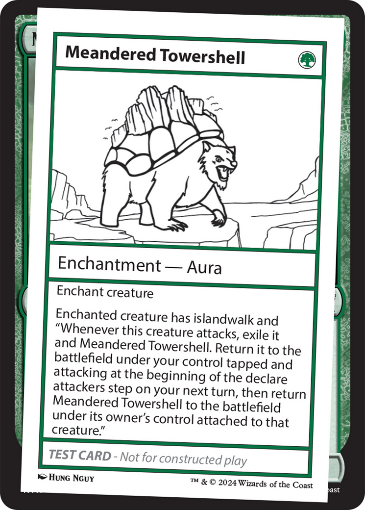 Meandered Towershell [Mystery Booster 2 Playtest Cards] | Mega City Incorporated