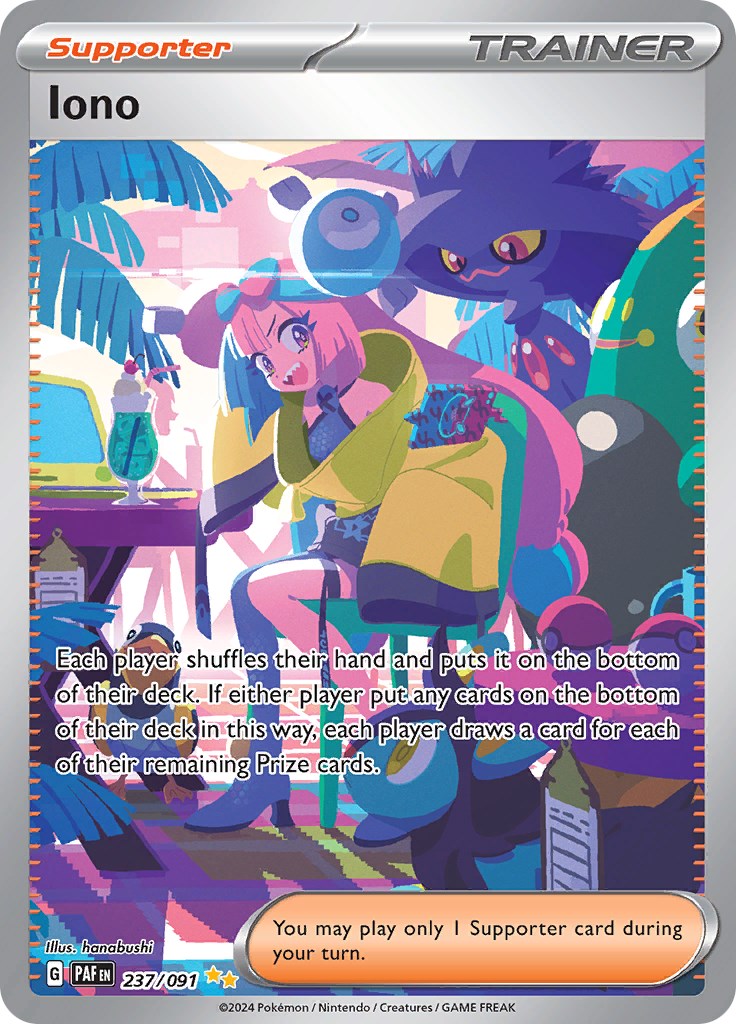 Iono (237/091) [Scarlet & Violet: Paldean Fates] | Mega City Incorporated