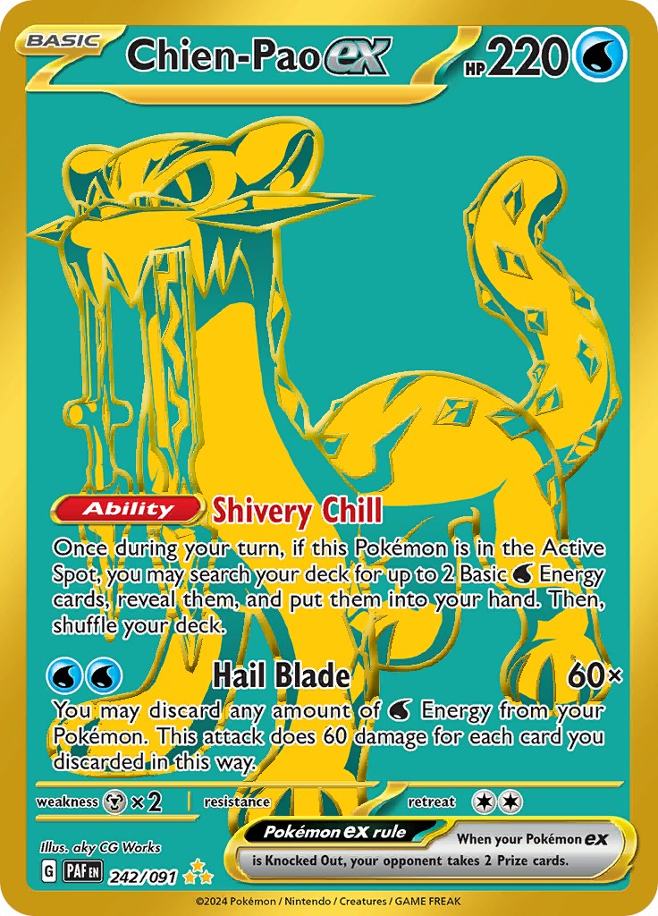 Chien-Pao ex (242/091) [Scarlet & Violet: Paldean Fates] | Mega City Incorporated