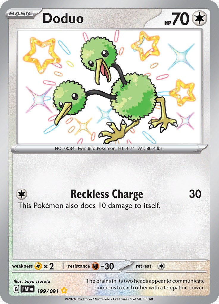 Doduo (199/091) [Scarlet & Violet: Paldean Fates] | Mega City Incorporated