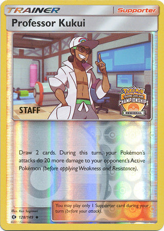 Professor Kukui (128/149) (Regional Championship Promo Staff) [Sun & Moon: Base Set] | Mega City Incorporated