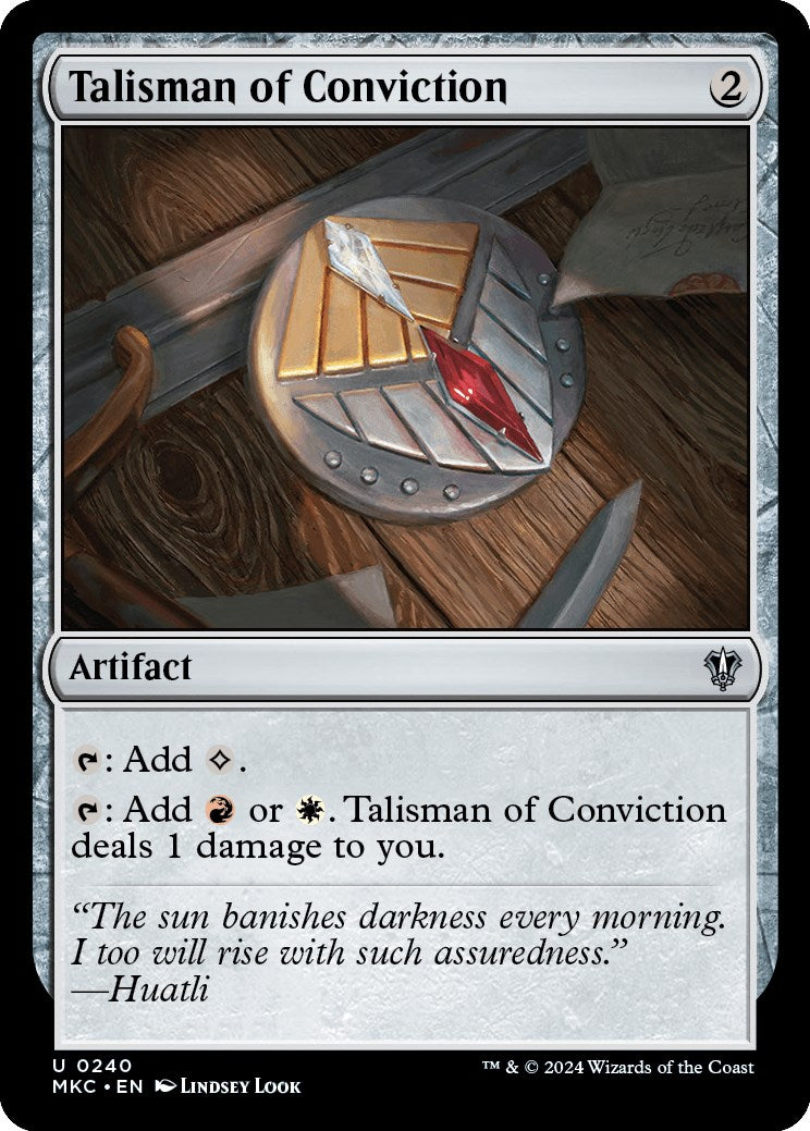 Talisman of Conviction [Murders at Karlov Manor Commander] | Mega City Incorporated
