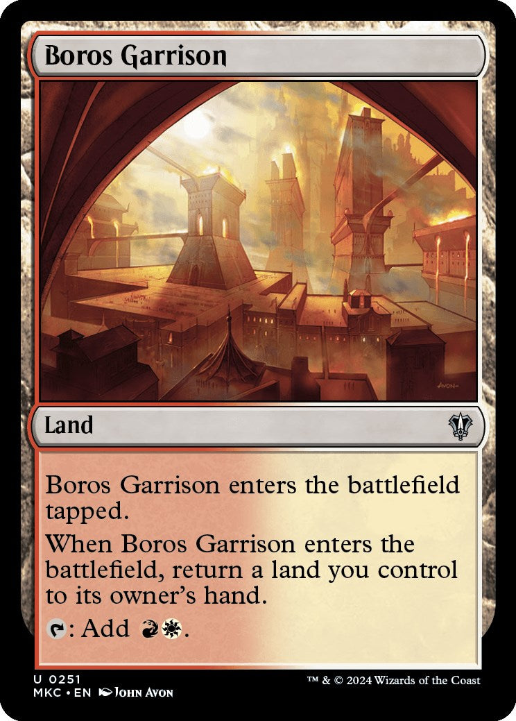 Boros Garrison [Murders at Karlov Manor Commander] | Mega City Incorporated