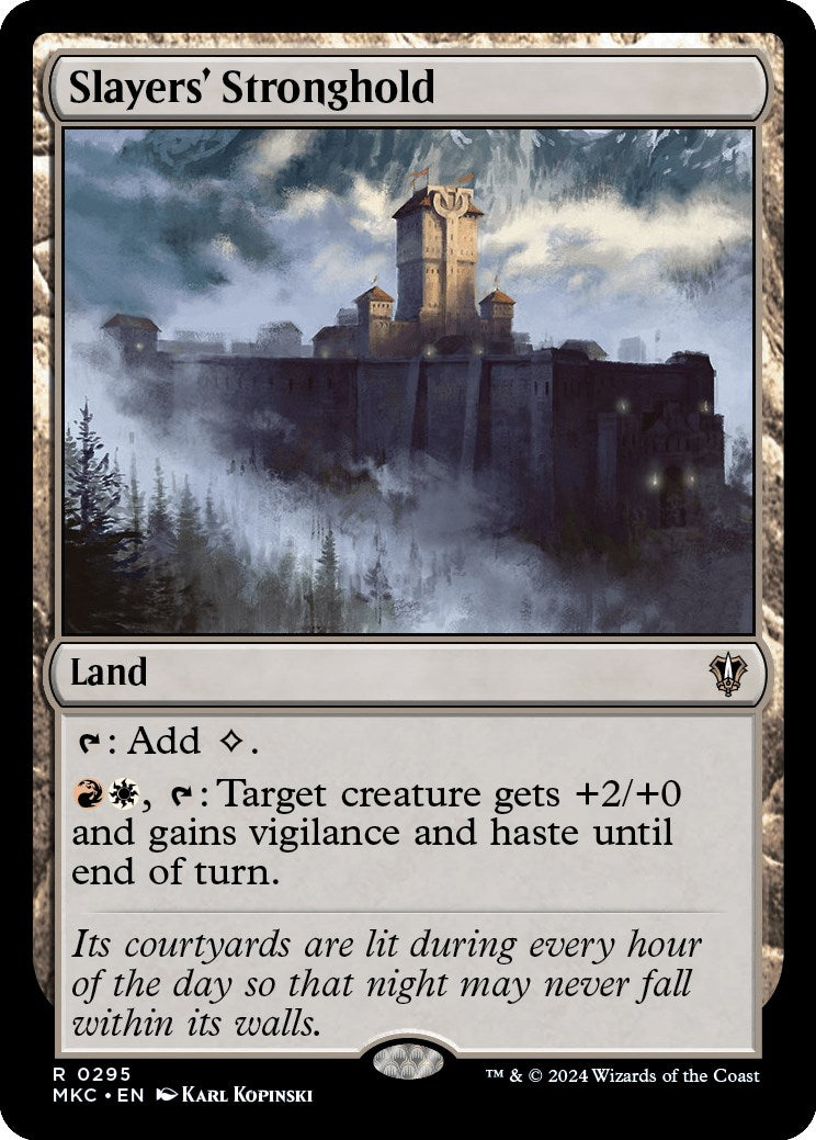 Slayers' Stronghold [Murders at Karlov Manor Commander] | Mega City Incorporated