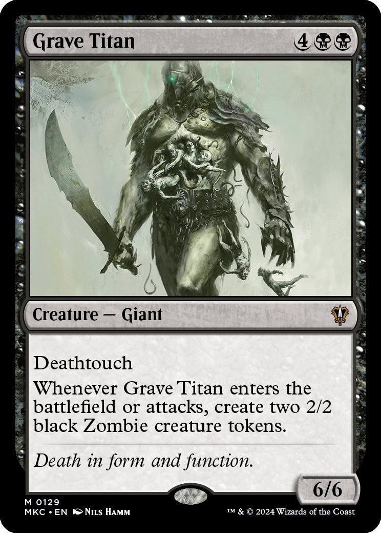 Grave Titan [Murders at Karlov Manor Commander] | Mega City Incorporated