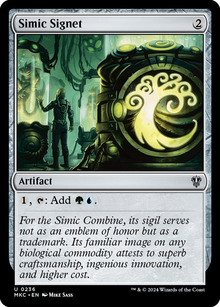 Simic Signet [Murders at Karlov Manor Commander] | Mega City Incorporated