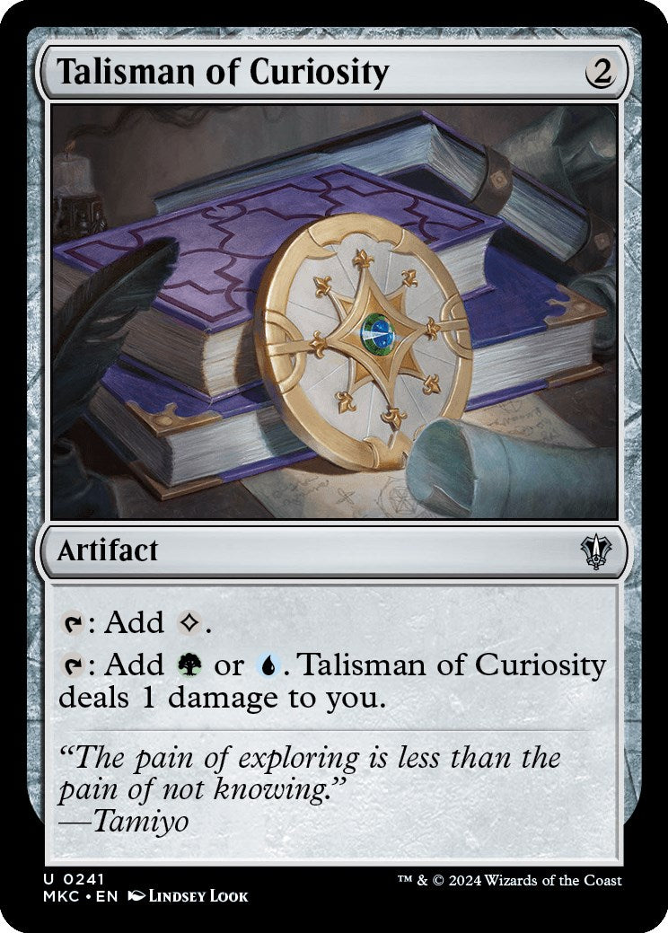 Talisman of Curiosity [Murders at Karlov Manor Commander] | Mega City Incorporated