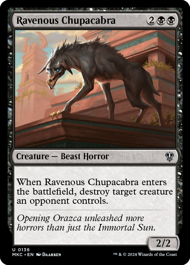 Ravenous Chupacabra [Murders at Karlov Manor Commander] | Mega City Incorporated