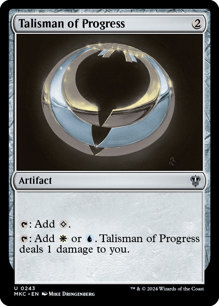 Talisman of Progress [Murders at Karlov Manor Commander] | Mega City Incorporated
