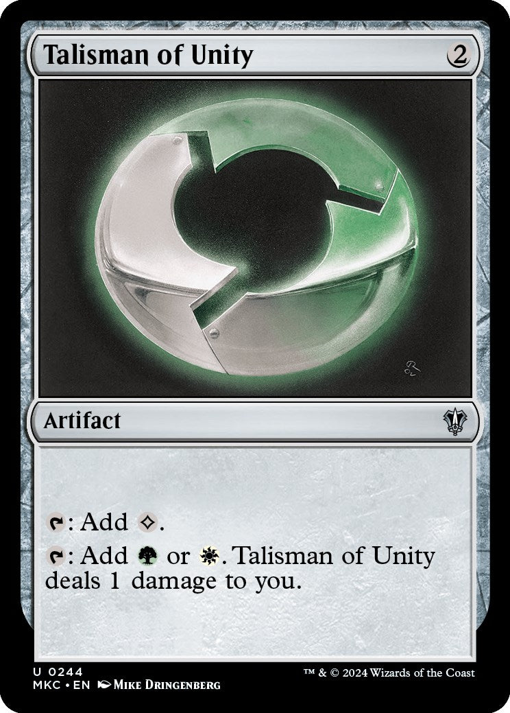 Talisman of Unity [Murders at Karlov Manor Commander] | Mega City Incorporated