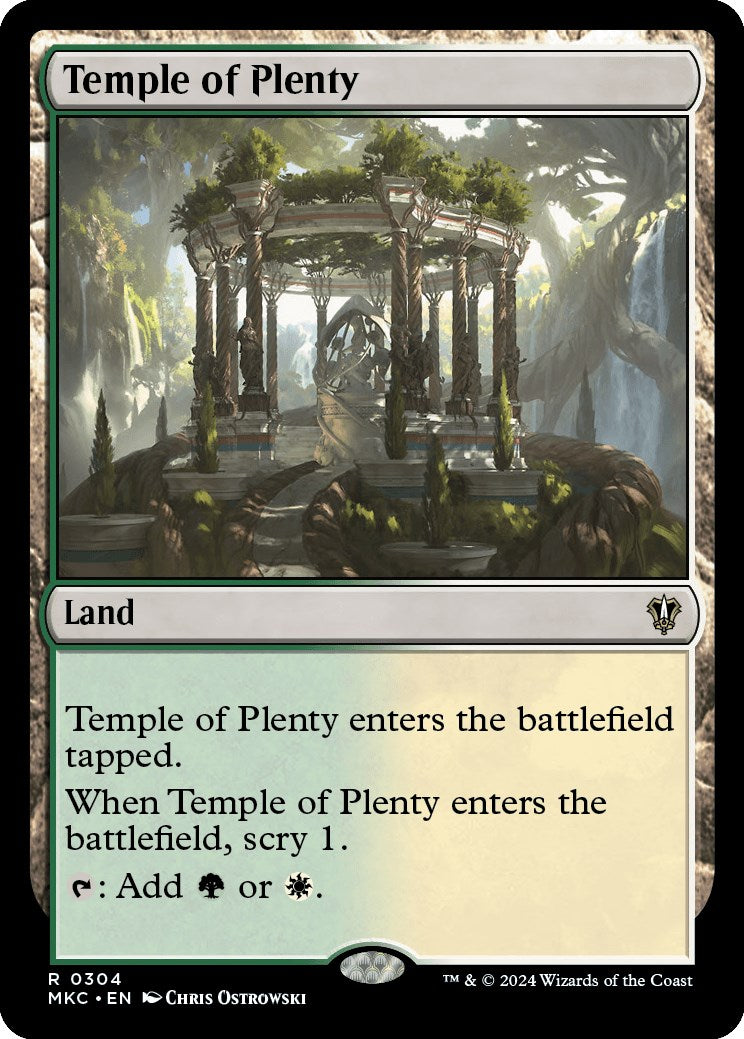 Temple of Plenty [Murders at Karlov Manor Commander] | Mega City Incorporated