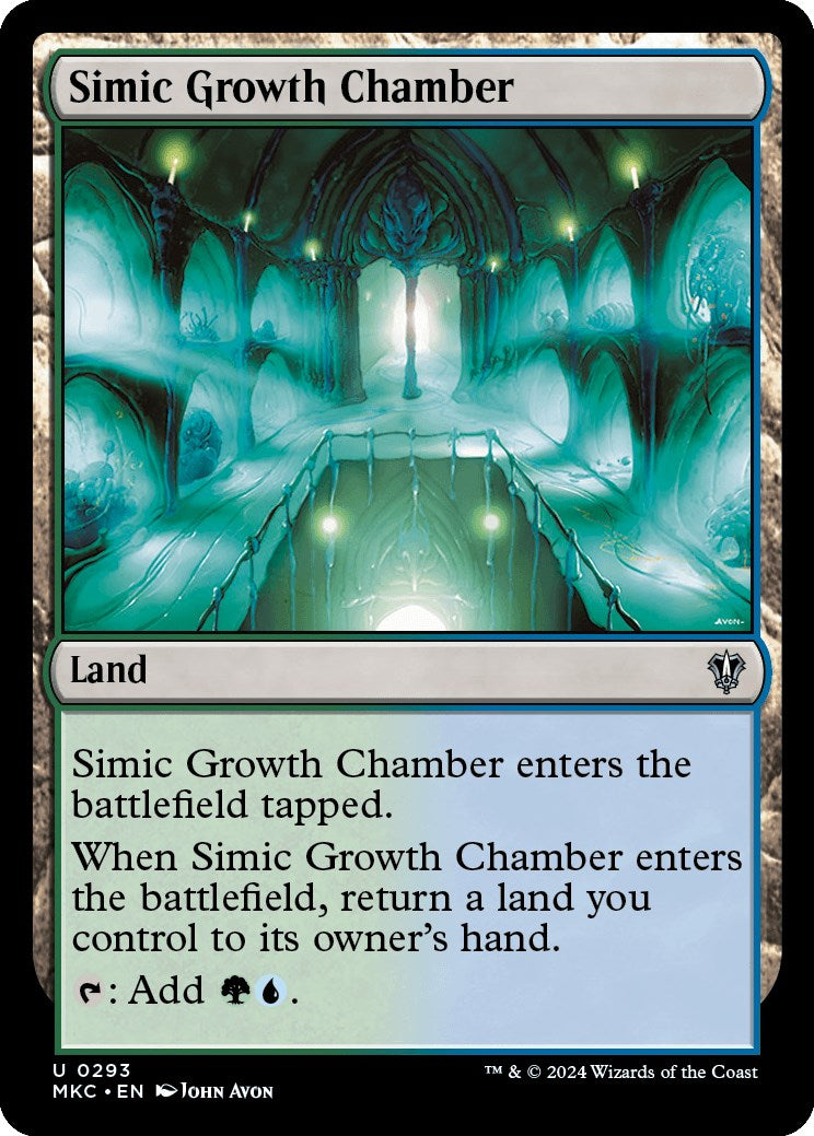 Simic Growth Chamber [Murders at Karlov Manor Commander] | Mega City Incorporated