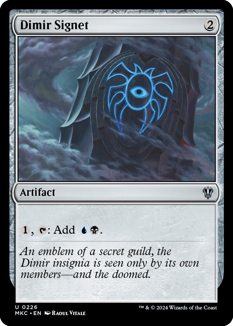 Dimir Signet [Murders at Karlov Manor Commander] | Mega City Incorporated