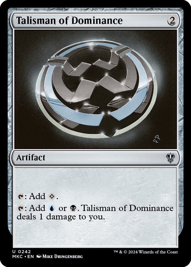 Talisman of Dominance [Murders at Karlov Manor Commander] | Mega City Incorporated