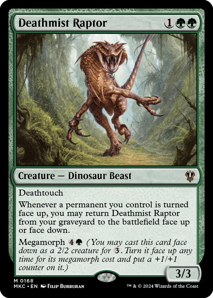 Deathmist Raptor [Murders at Karlov Manor Commander] | Mega City Incorporated