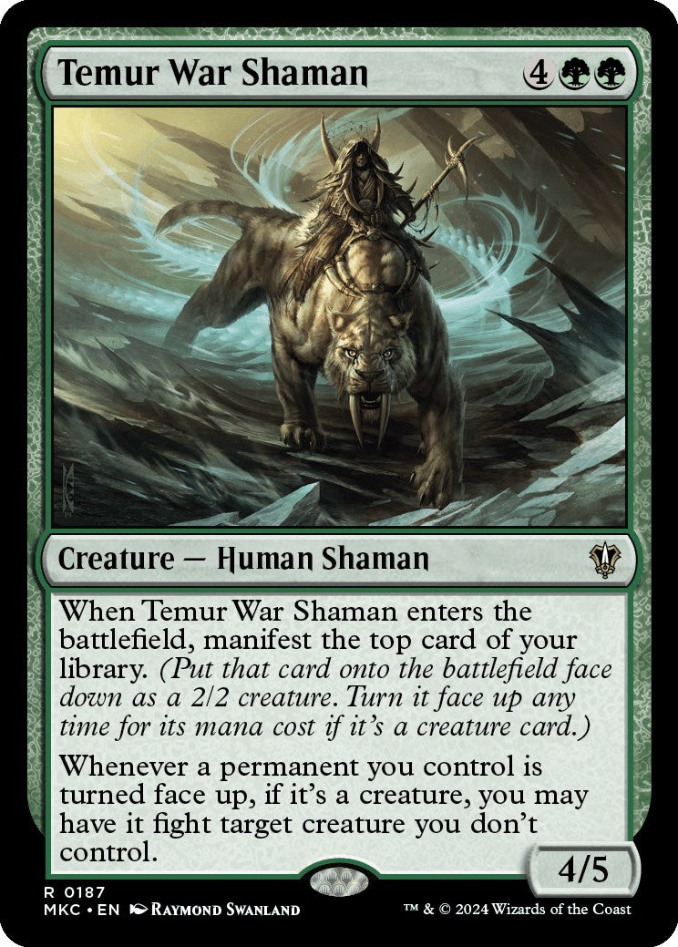 Temur War Shaman [Murders at Karlov Manor Commander] | Mega City Incorporated