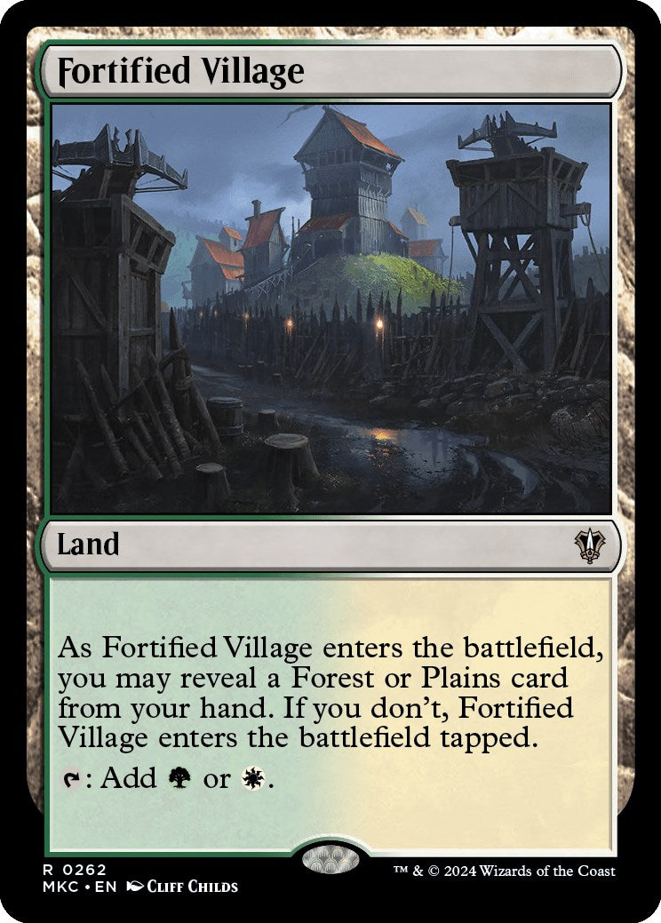 Fortified Village [Murders at Karlov Manor Commander] | Mega City Incorporated