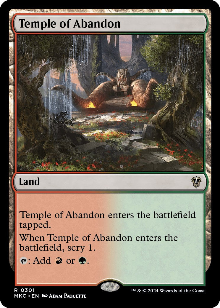 Temple of Abandon [Murders at Karlov Manor Commander] | Mega City Incorporated