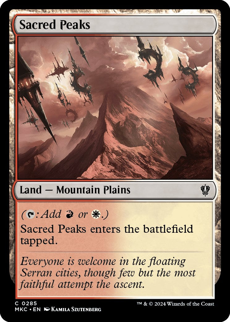Sacred Peaks [Murders at Karlov Manor Commander] | Mega City Incorporated