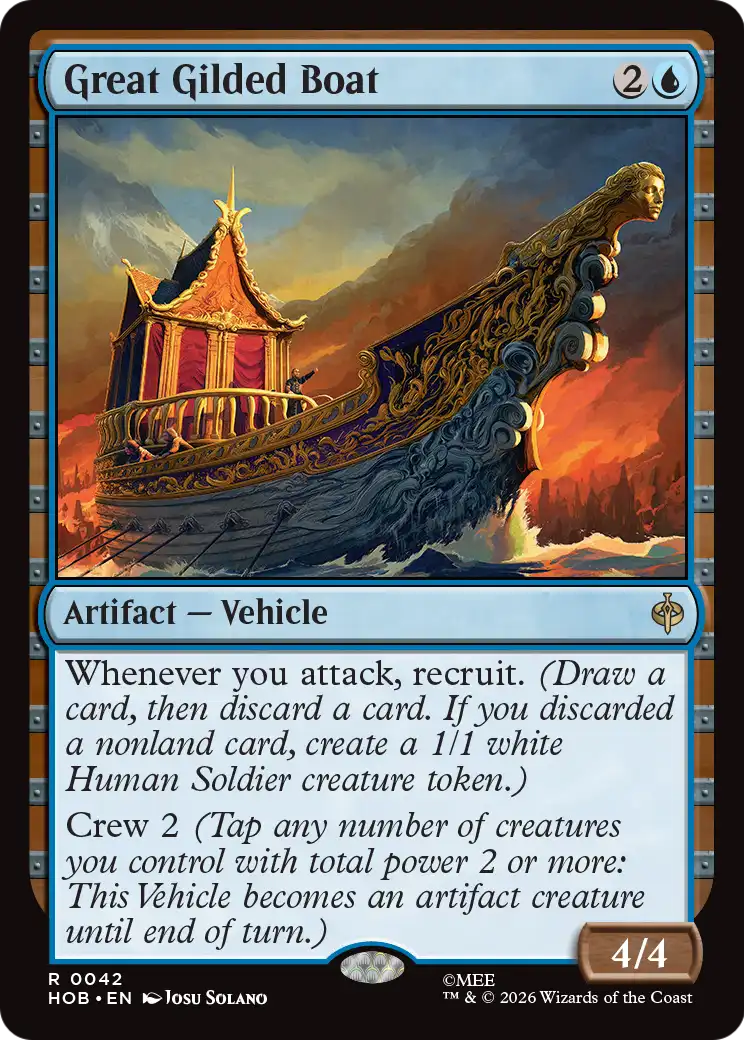 Great Gilded Boat [The Hobbit] | Mega City Incorporated