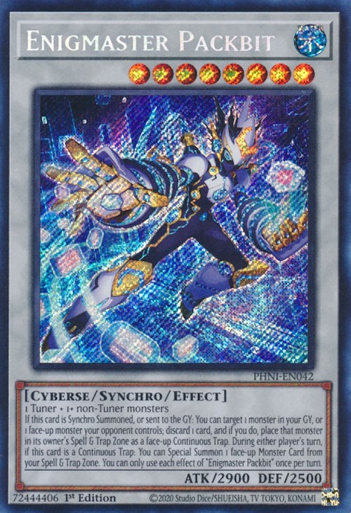 Enigmaster Packbit [PHNI-EN042] Secret Rare | Mega City Incorporated