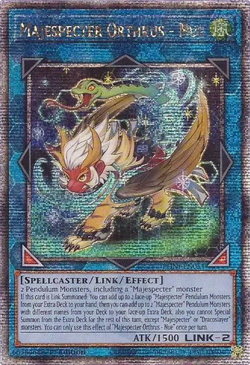 Majespecter Orthrus - Nue [PHNI-EN051] Quarter Century Secret Rare | Mega City Incorporated