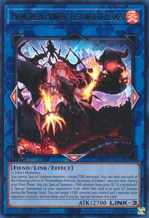 Promethean Princess, Bestower of Flames [PHNI-EN052] Ultra Rare | Mega City Incorporated