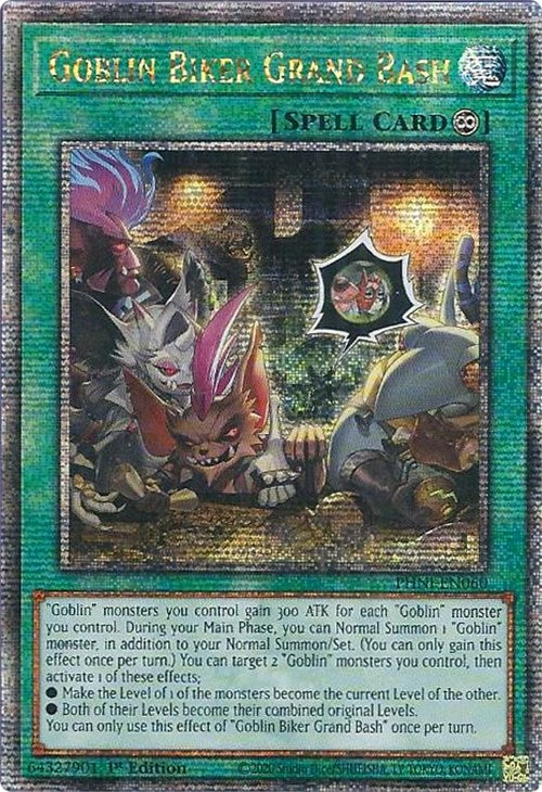 Goblin Biker Grand Bash [PHNI-EN060] Quarter Century Secret Rare | Mega City Incorporated