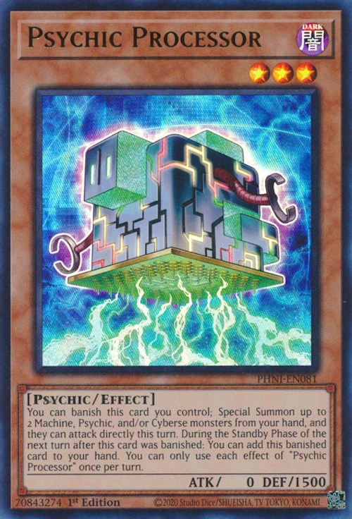 Psychic Processor [PHNI-EN081] Ultra Rare | Mega City Incorporated