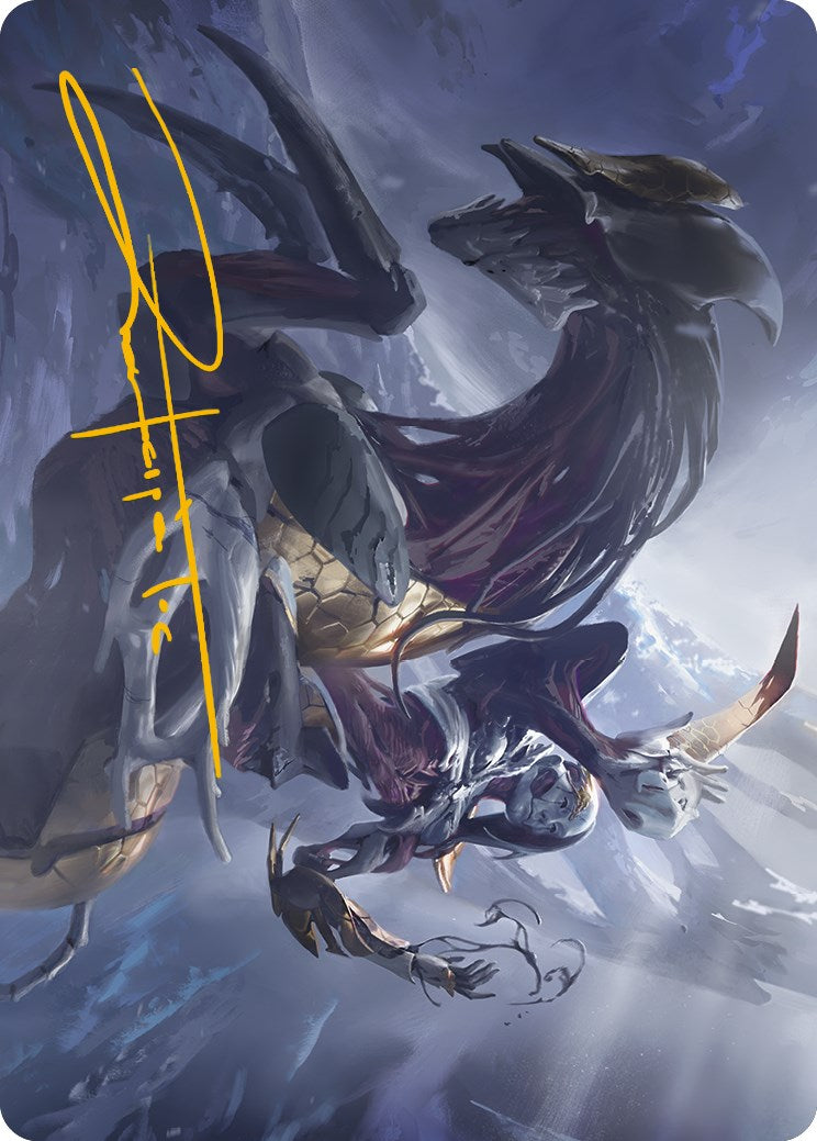 Ria Ivor, Bane of Bladehold Art Card (Gold-Stamped Signature) [Phyrexia: All Will Be One Art Series] | Mega City Incorporated
