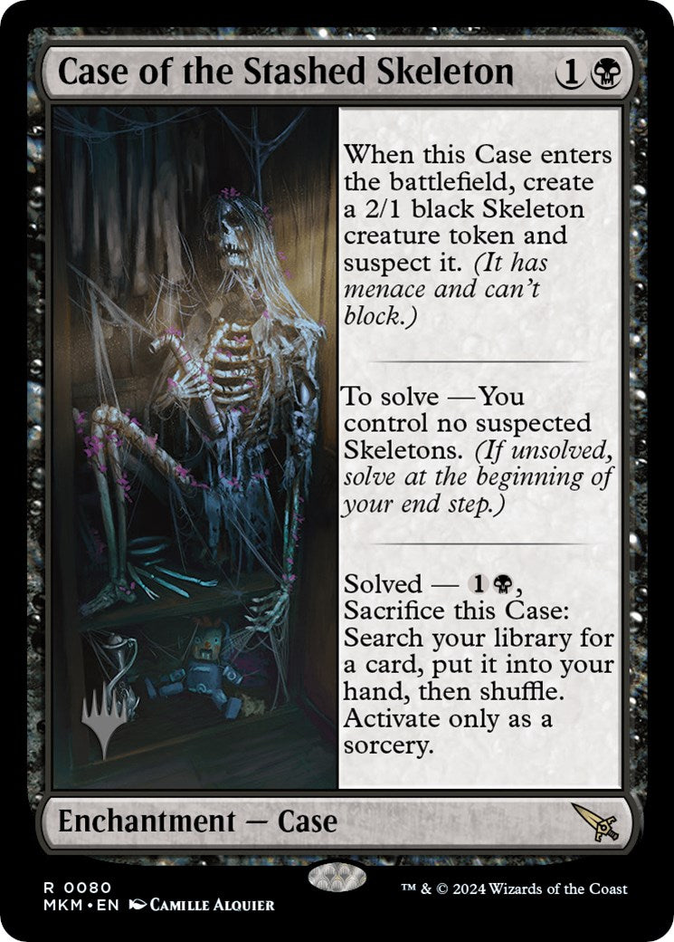 Case of the Stashed Skeleton (Promo Pack) [Murders at Karlov Manor Promos] | Mega City Incorporated