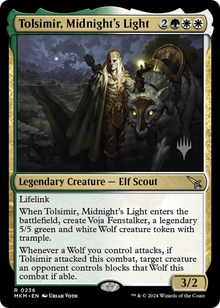 Tolsimir, Midnight's Light (Promo Pack) [Murders at Karlov Manor Promos] | Mega City Incorporated