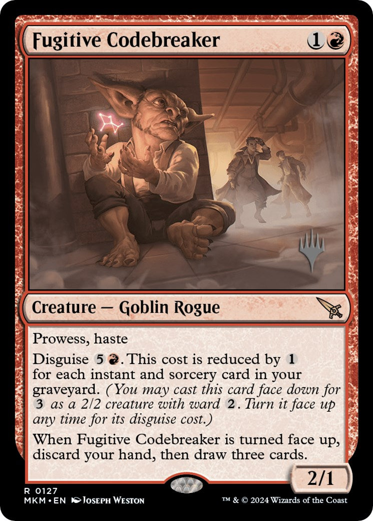 Fugitive Codebreaker (Promo Pack) [Murders at Karlov Manor Promos] | Mega City Incorporated