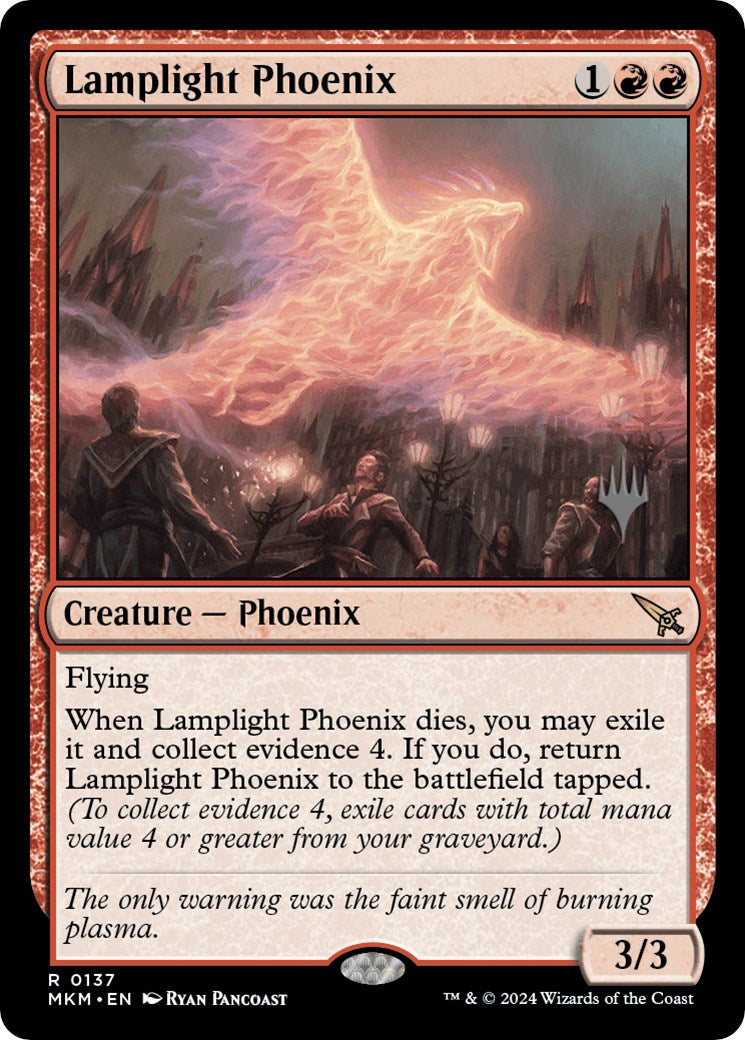 Lamplight Phoenix (Promo Pack) [Murders at Karlov Manor Promos] | Mega City Incorporated