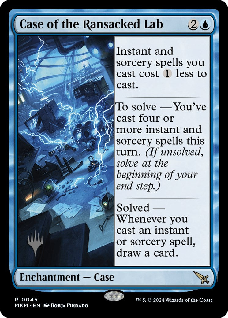 Case of the Ransacked Lab (Promo Pack) [Murders at Karlov Manor Promos] | Mega City Incorporated